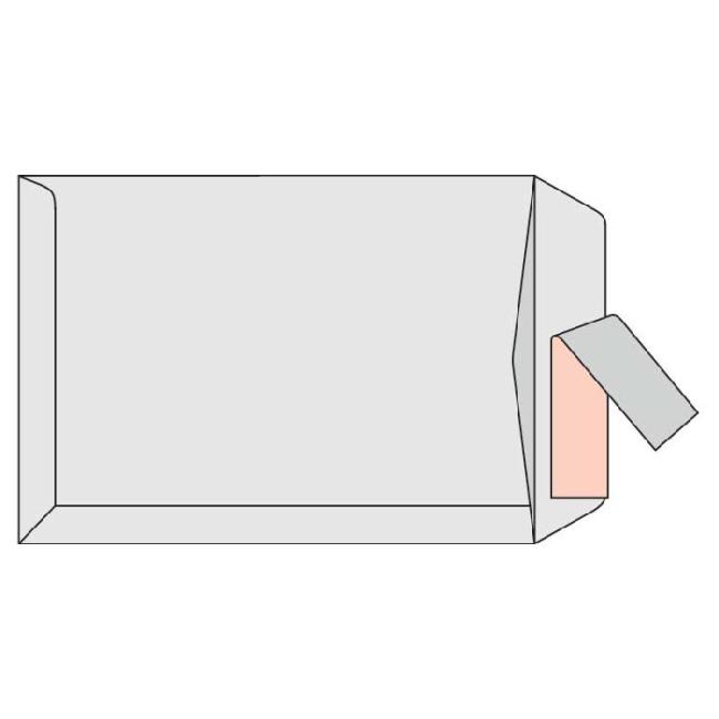 [OB342525] Postal envelopes C4 with tape, white, 25 pcs