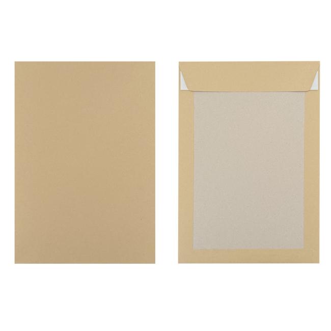 [OB346510] Mailing envelopes C4 with tape, with cardboard back, brown