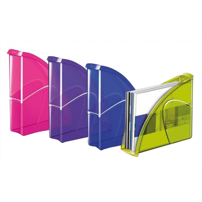 Magazine rack Cep Happy transparent blue