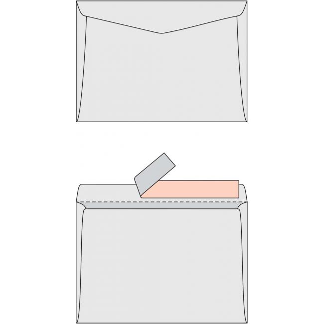 [OB356100] Postal envelopes C5 with tape, 1000 pcs