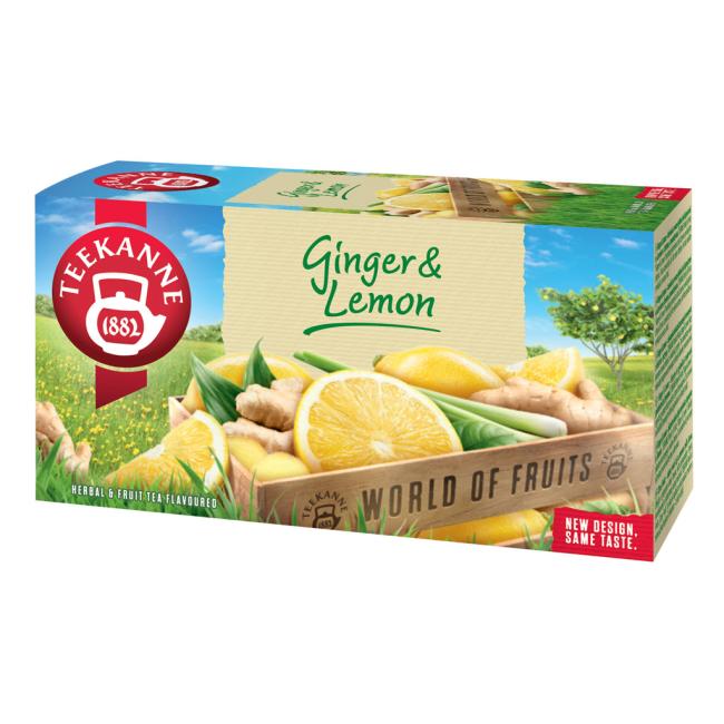 [PT604626] Tea TEEKANNE fruit Ginger & Lemon HB 20 x 1.75g