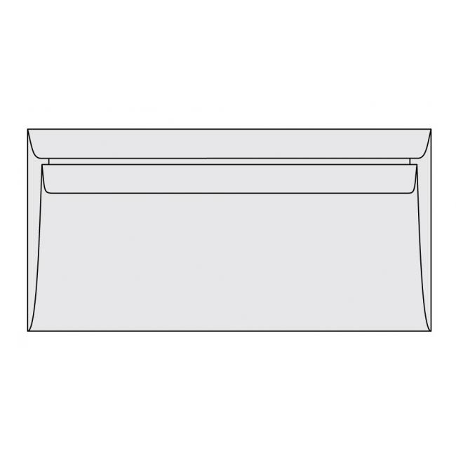 [OB412210] Poštové obálky DL samolepiace, 1000 ks 80g