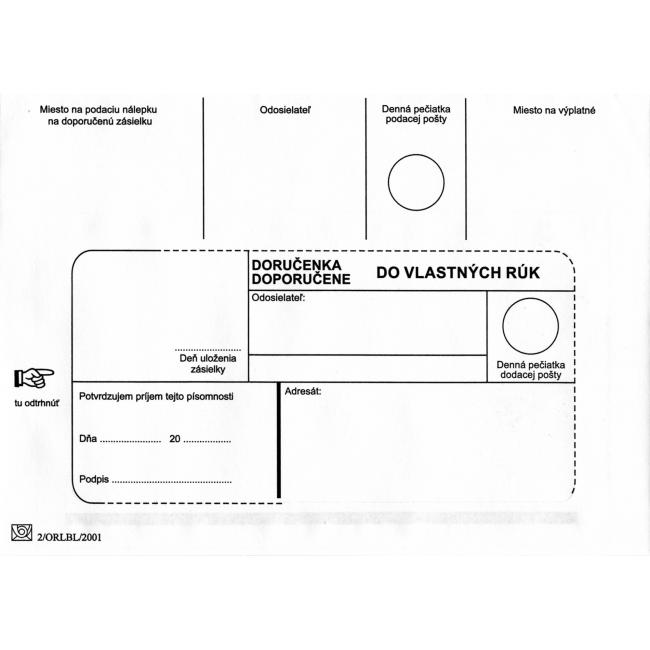 Postal envelopes B6 delivery to VR without OD, 1000 pcs