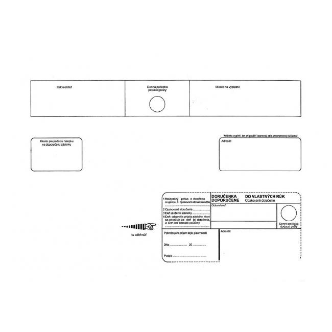 Mailing envelopes C4 with tape, to VR OD white, 250 pcs. Post