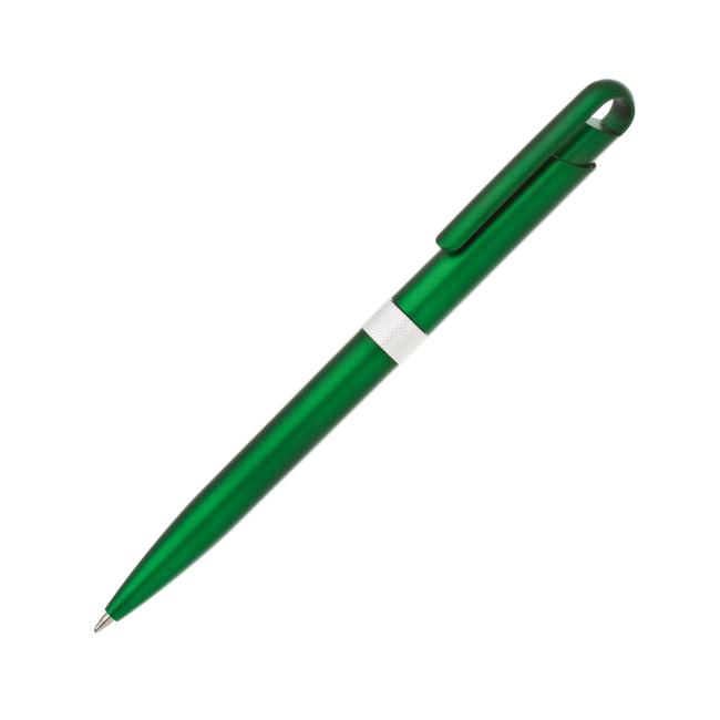 Ballpoint pen plastic FIROL metallic green