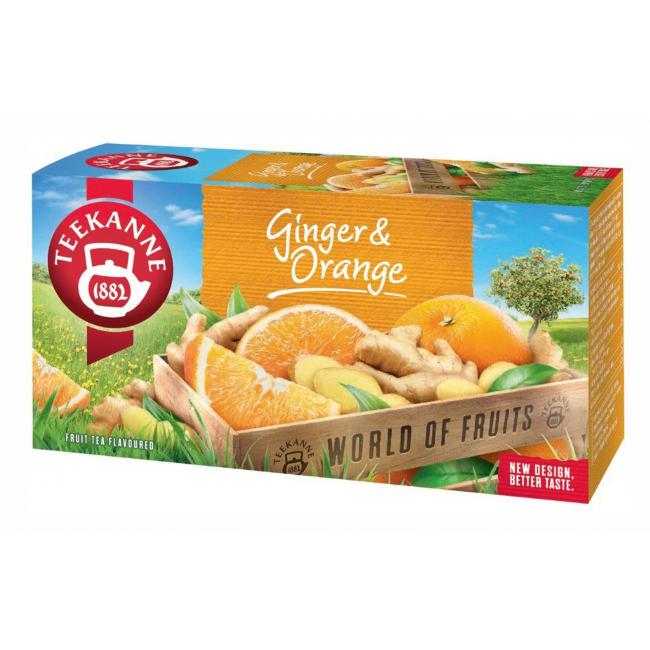 [PT606130] Čaj TEEKANNE ovocný Orange Ginger HB 20 x 2,25g