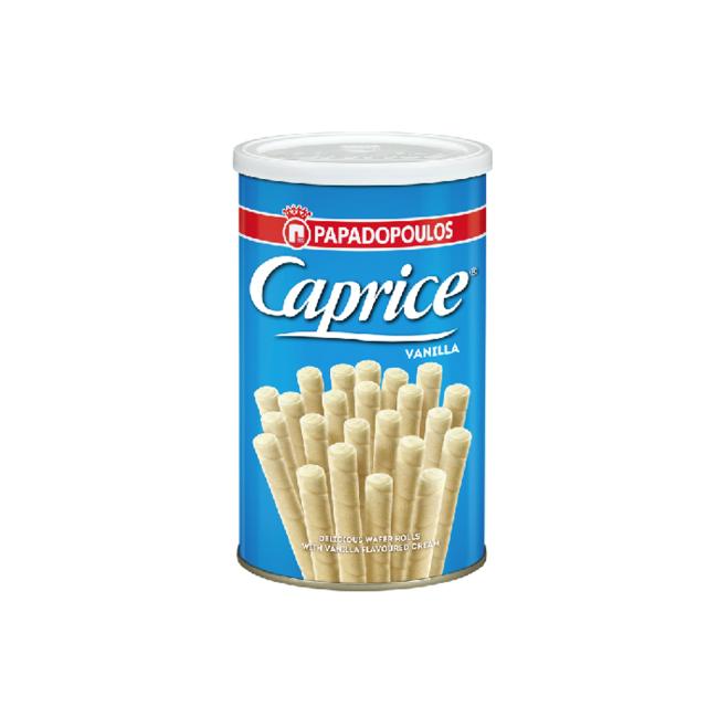 Caprice Vanilla filled tubes 115g