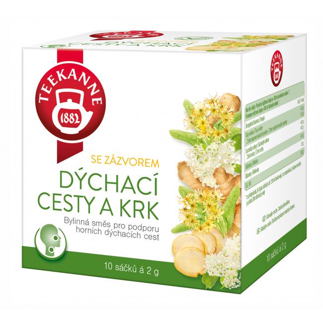 [PT615192] Čaj TEEKANNE hrdla a dýchacích ciest so zázvorom HB 10 x 2g