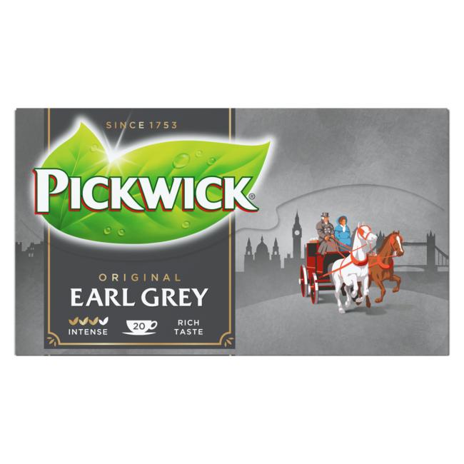 [PT619188] PICKWICK čaj čierny Earl Grey 20x1,75g(35g) / 20x2g(40g)