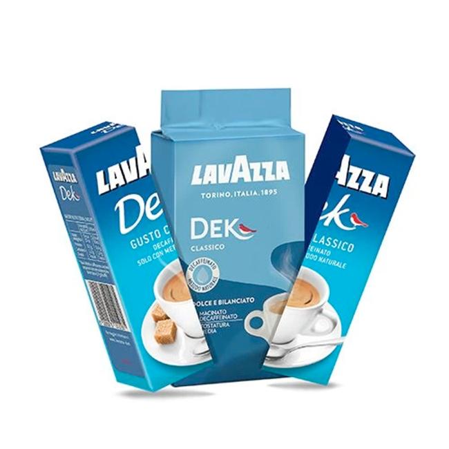 Káva LAVAZZA DEK bez kofeínu, mletá, sáčok, 250 g