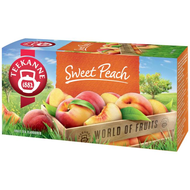 Teekanne World Of Fruits Sweet Peach HB 20 x 2.25g tea