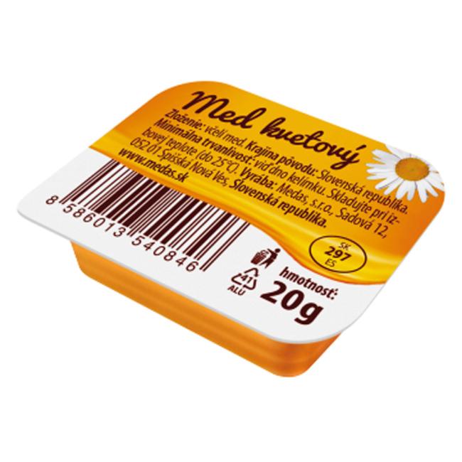 [PT700035] Med včelí kvetový vo vaničkách 60 x 20 g