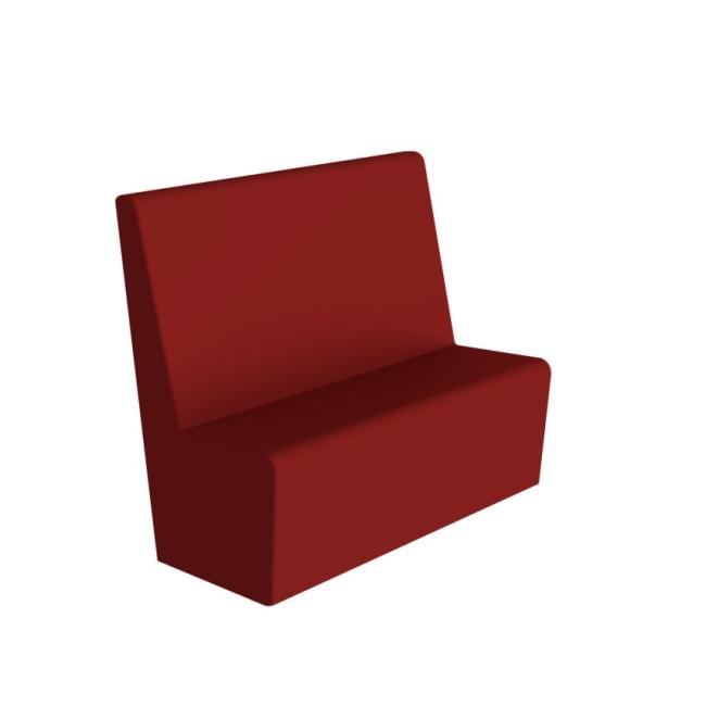 CUBE MEET SOFA large upholstered seat, 130x68x120 cm, basic