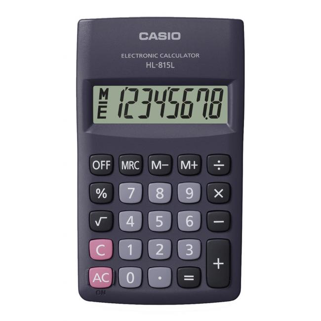 Kalkulačka Casio HL-815L vrecková čierna