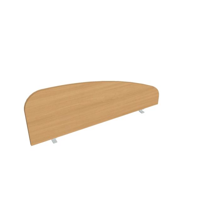 Hobis screen for the edge of the table, round, 120 cm, beech