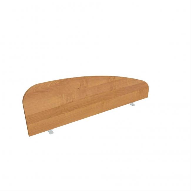 [ON011530] Hobis screen for the edge of the table, round, 120 cm, alder
