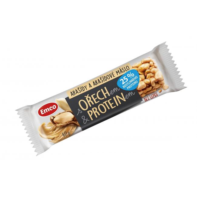 [PT806141] MYSLI bar with protein 40 g of peanuts and peanuts. butter