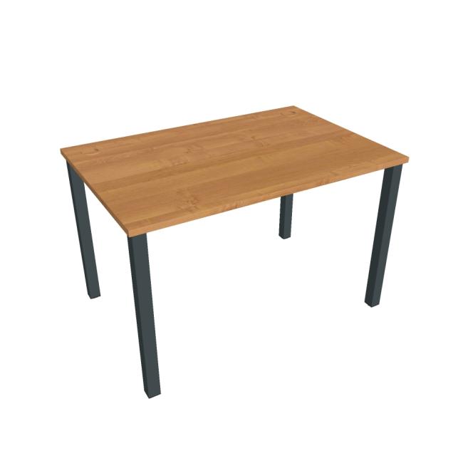 Uni work table, 120x75.5x80 cm, alder/black