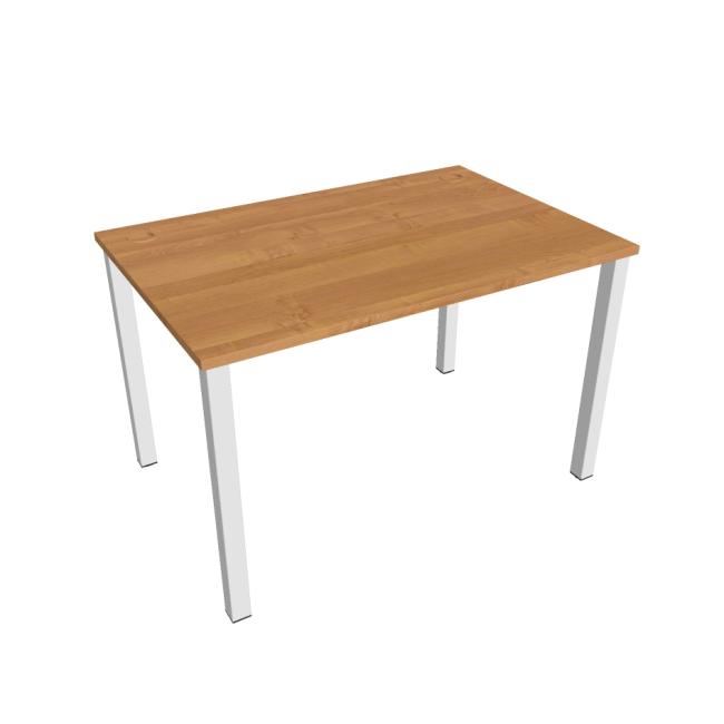 Uni work table, 120x75.5x80 cm, alder/white