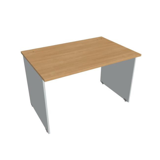 Gate desk, 120x75.5x80 cm, oak/grey