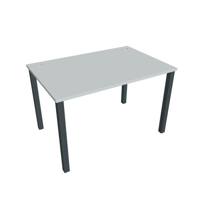 Uni work table, 120x75.5x80 cm, grey/black