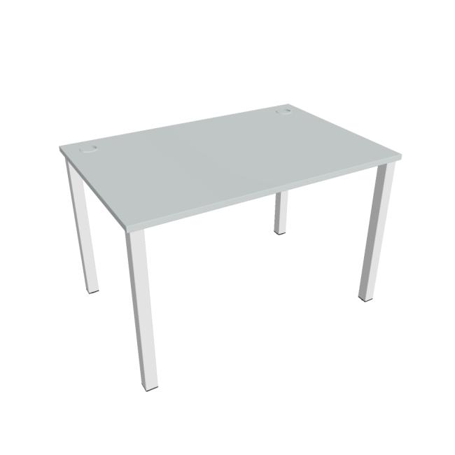Uni work table, 120x75.5x80 cm, grey/white