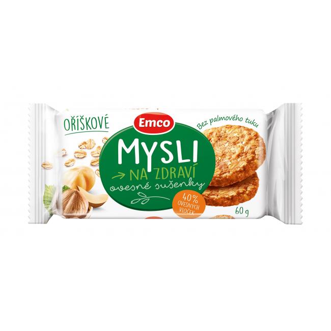Oatmeal biscuits MYSLI 60 g nutty