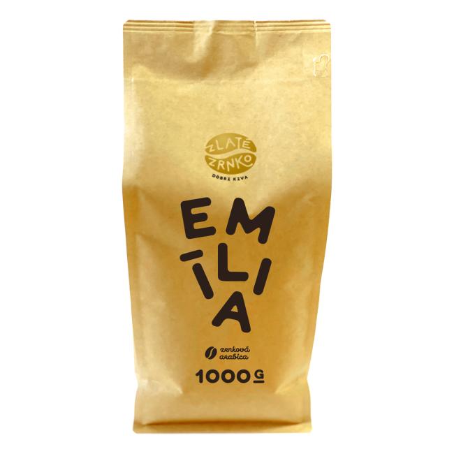 Coffee beans Zlaté Zrnko Emília 100% arabica 1kg