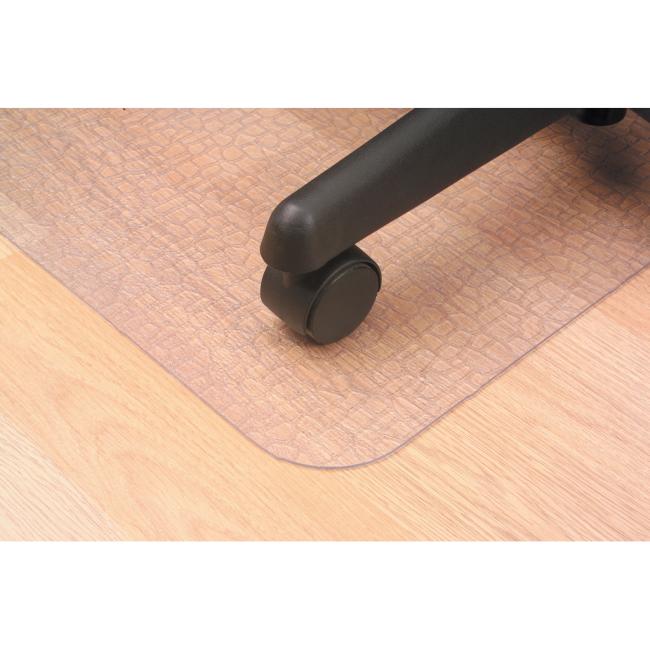 T-shaped chair mat for hard floors 120x90cm