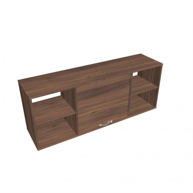 [ON014007] Strong wall cabinet, walnut, lock