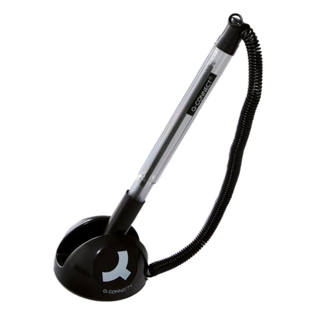 Pen with stand Q-CONNECT black vertical