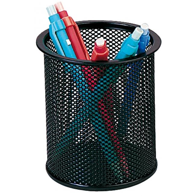 Wire pen stand 90 x 100 mm black