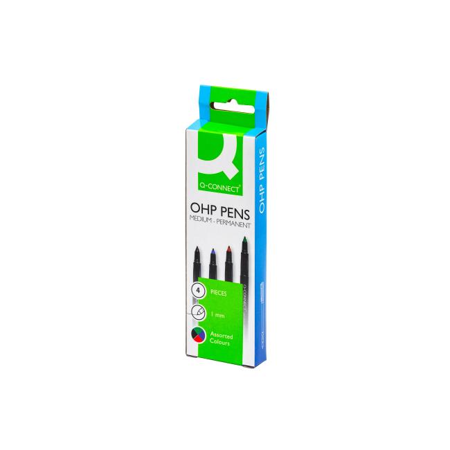Set of permanent markers Q-CONNECT M 4S 0.8 mm