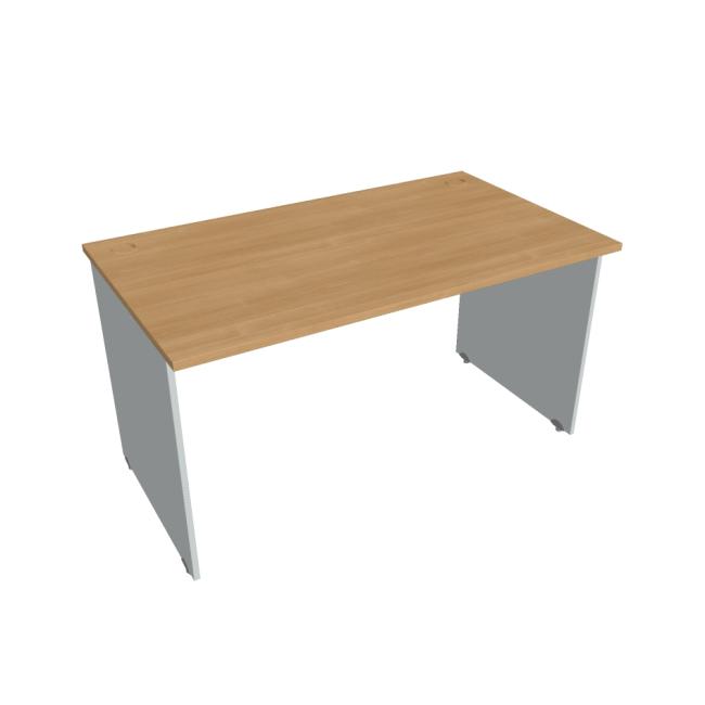 Gate desk, 140x75.5x80 cm, oak/grey