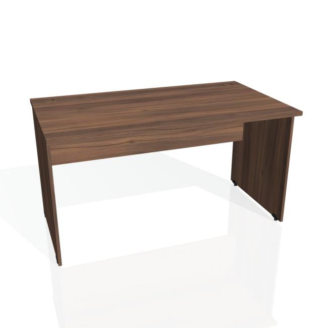 Gate desk, 140x75.5x80 cm, walnut/walnut