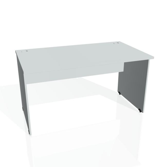 Gate desk, 140x75.5x80 cm, grey/grey
