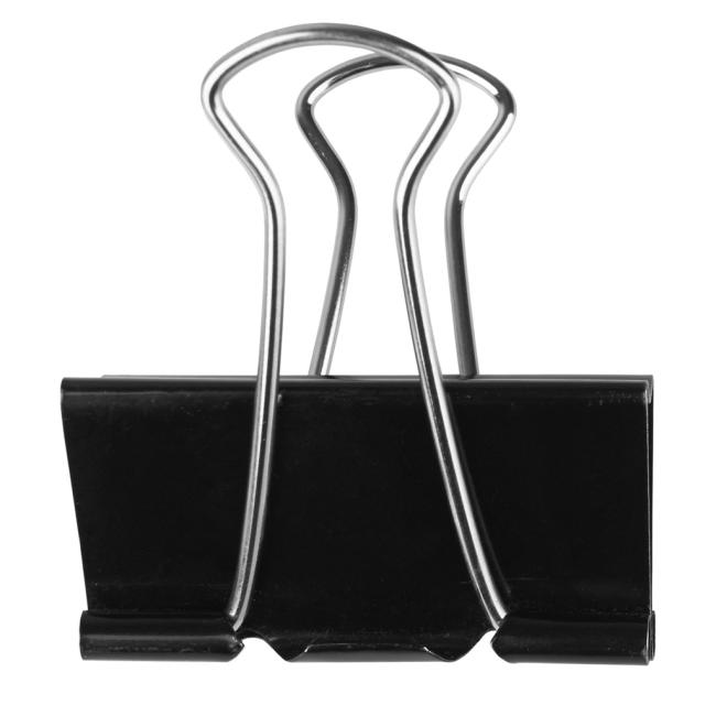 Document clips Q-CONNECT 42mm black 10 pcs