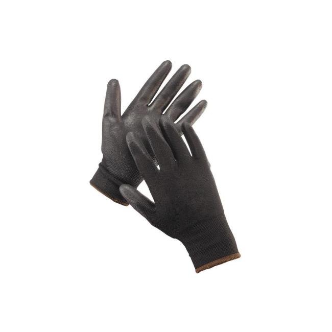 Knitted gloves FF BUNTING LIGHT HS-04-003, black, large. 10/XL