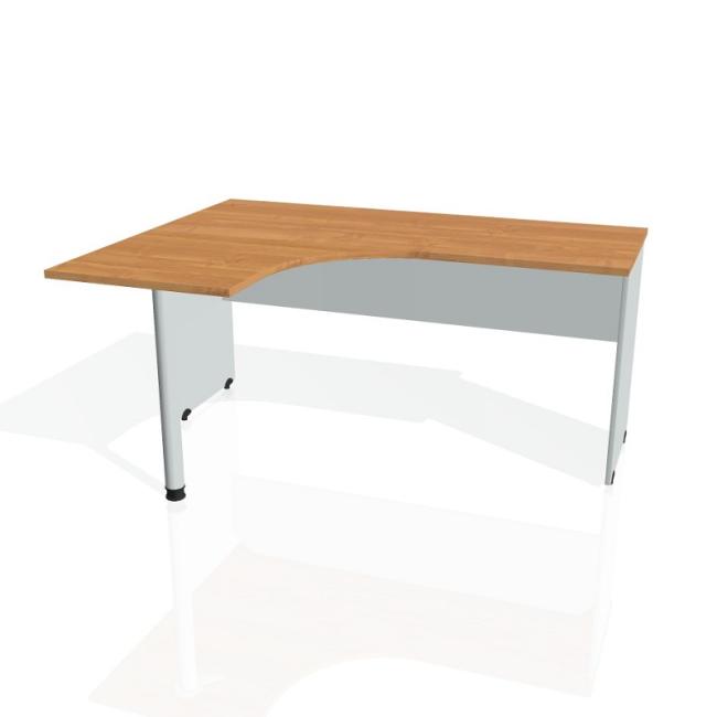 Gate desk, ergo, right, 160x75.5x120 cm, alder/grey