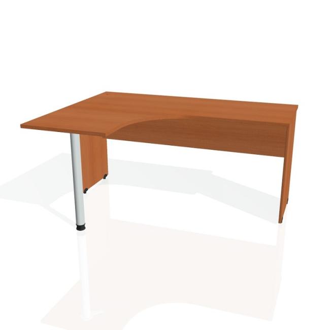 [ON016255] Gate desk, ergo, right, 160x75.5x120 cm, cherry/cherry