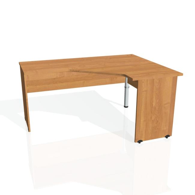 Gate desk, ergo, left, 160x75.5x120 cm, alder/alder