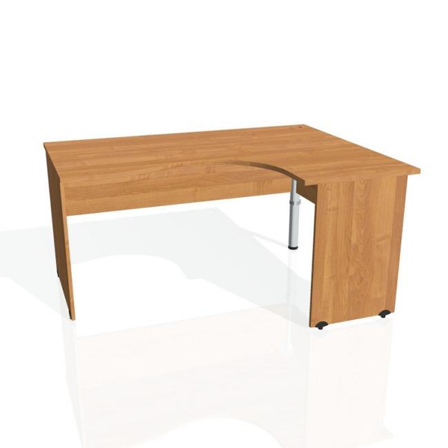 Gate desk, ergo, left, 160x75.5x120 cm, alder/alder