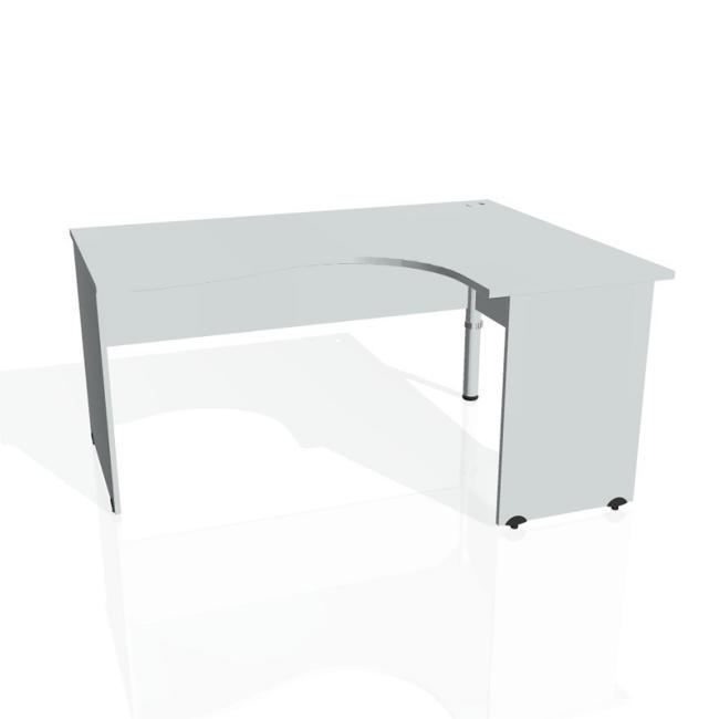 [ON016588] Gate desk, ergo, left, 160x75.5x120 cm, gray/grey