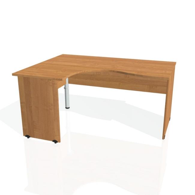 Gate desk, ergo, right, 160x75.5x120 cm, alder/alder