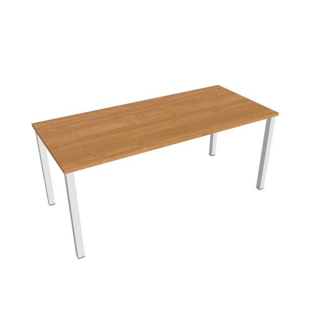 Uni work table, 180x75.5x80 cm, alder/white
