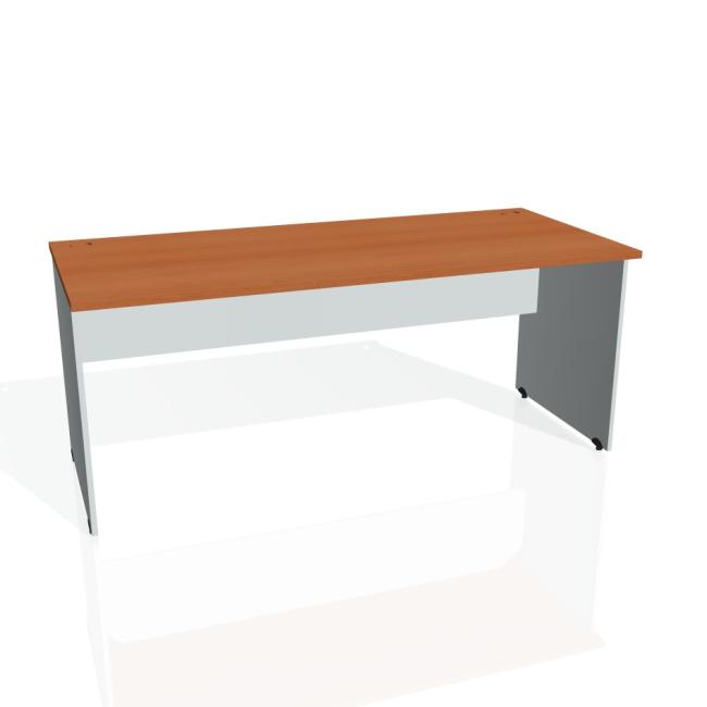 Gate desk, 180x75.5x80 cm, cherry/grey