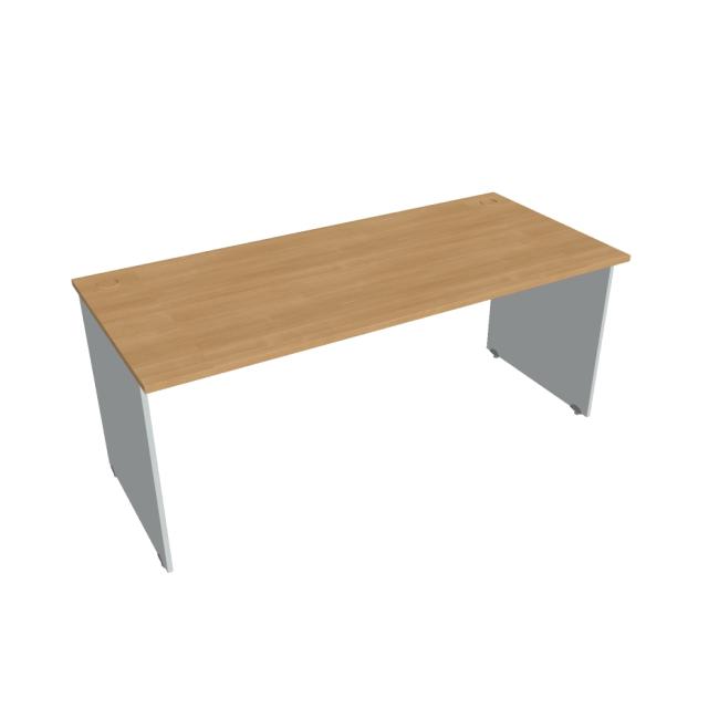 Gate desk, 180x75.5x80 cm, oak/grey