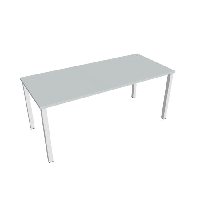 Uni work table, 180x75.5x80 cm, grey/white