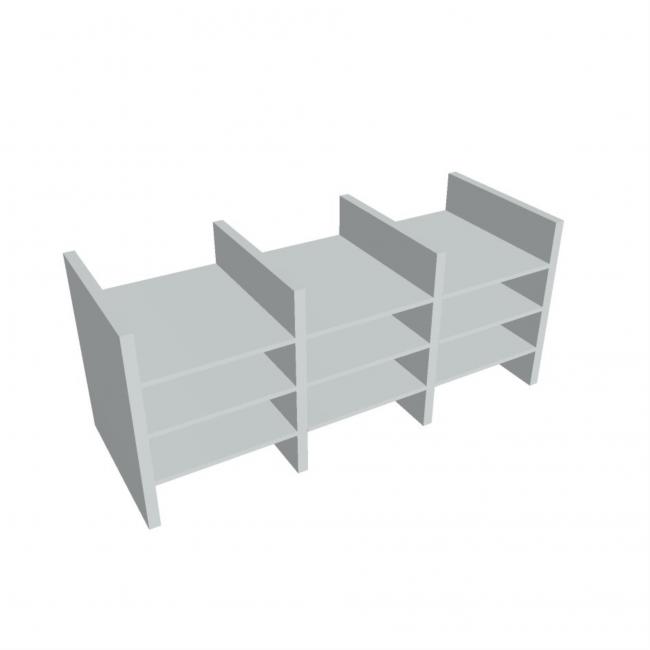 Spisová vložka Strong, univerzálna, 33x76,2x29 cm, šedá