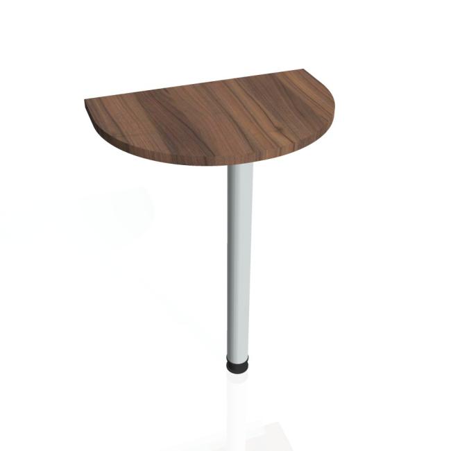 Additional table Gate, 60x75.5x40 cm, walnut/metal